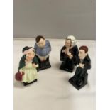 FOUR ROYAL DOULTON DICKENS FIGURES