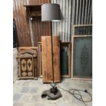 UPCYCLED BAMFORD STANDARD LAMP APPROX - 160CM HIGH