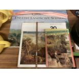 A CONSTABLE'S ENGLISH LANDSCAPE SCENERY BOOK, CONSTABLE POSTCARDS, ETC
