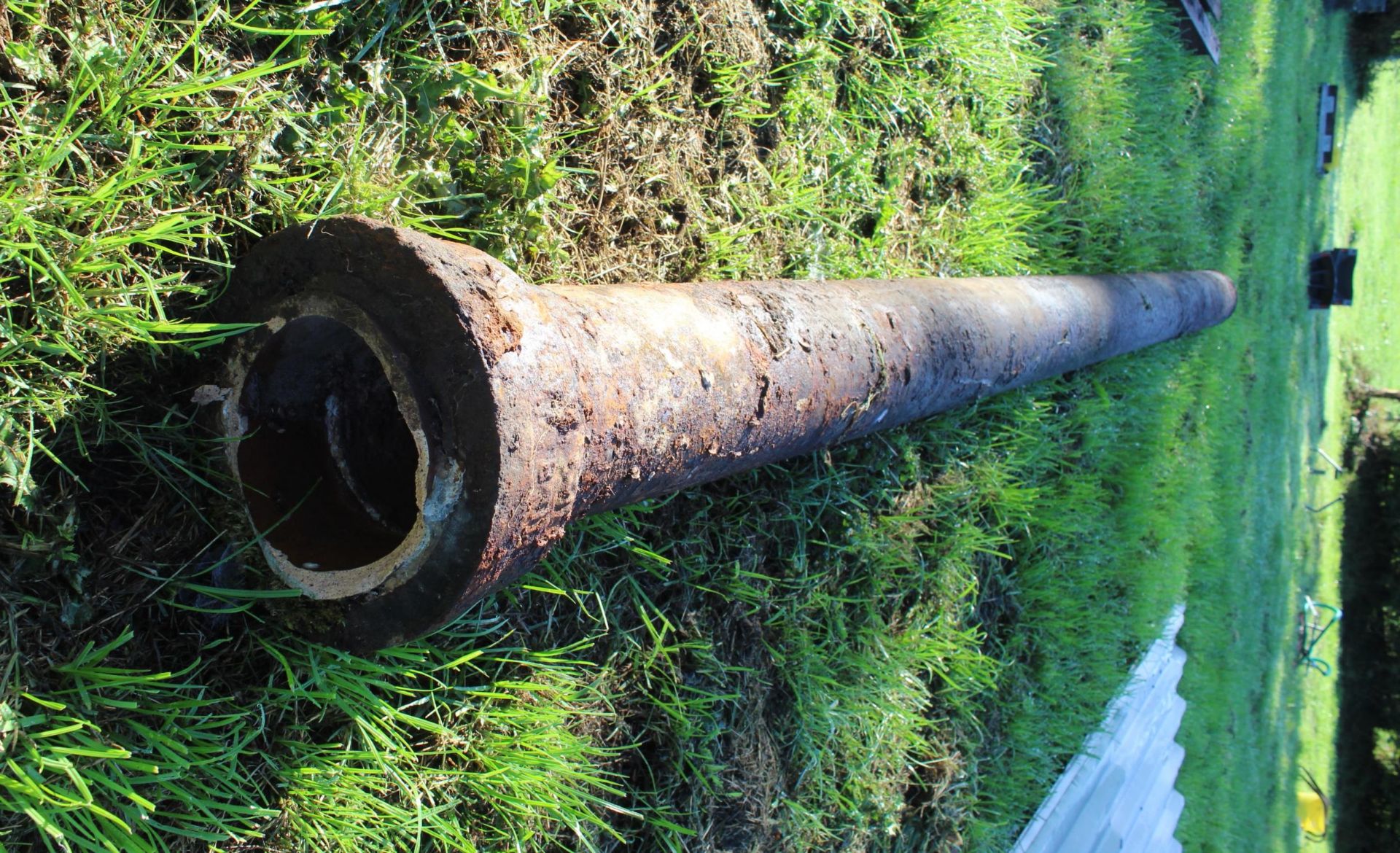 12FT IRON PIPE + VAT - Image 2 of 2