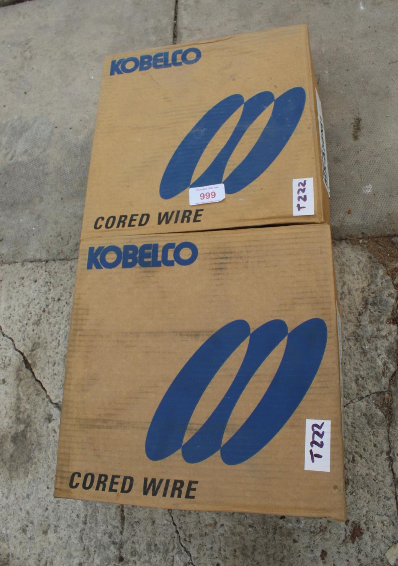 TWO 15KG BOXES OF NEW FLUX CORED WELDING WIRE 1.2mm NO VAT