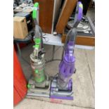 A DYSON DC04 VACUUM CLEANER AND A DYSON DC07 VACUUM CLEANER