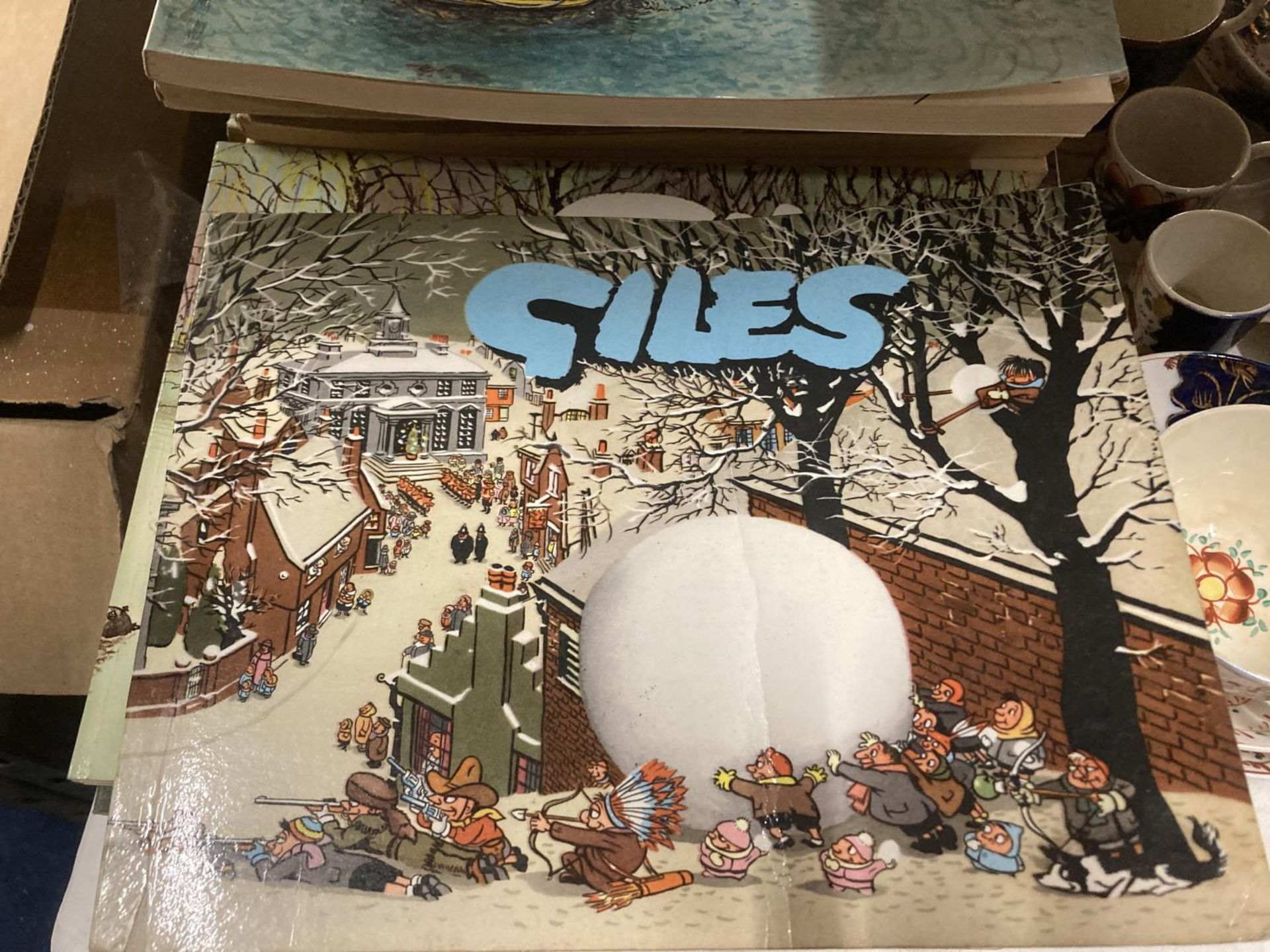 A LARGE QUANTITY OF GILES VINTAGE CARTOON BOOKS, APPROX 38 IN TOTAL - Image 4 of 5