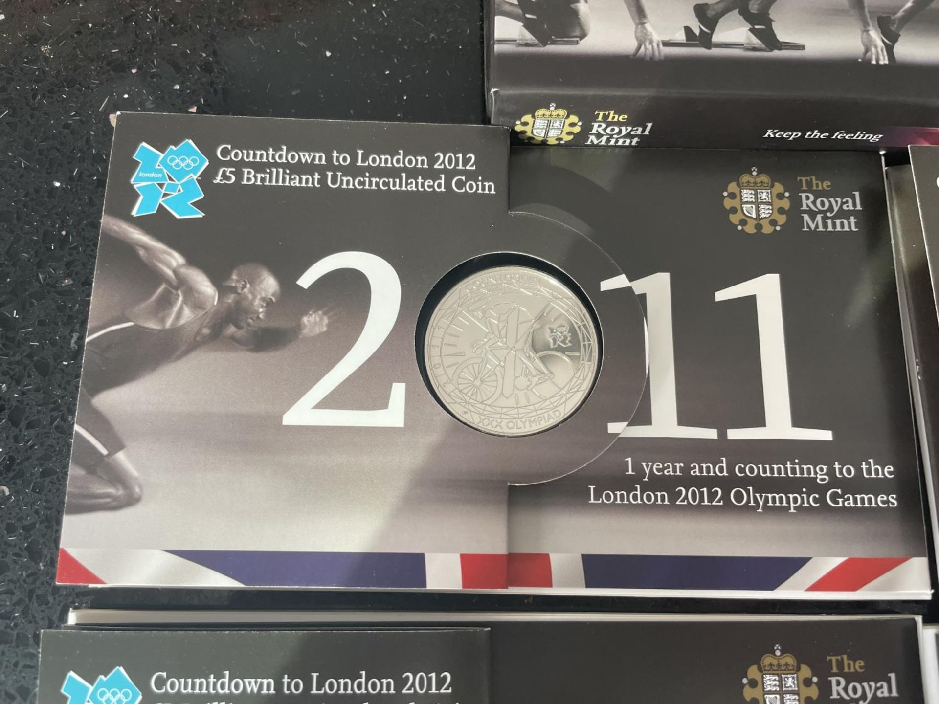 THE COMPLETE COLLECTION “COUNTDOWN LONDON 2012” 4 X £5 BRILLIANT, UNCIRCULATED COINS - Image 6 of 8