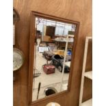 A VINTAGE STYLE 'THOMAS EDISON' ADVERTISING MIRROR