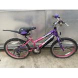 A UNIVERSAL DESIRE CHILDS BIKE WITH 6 SPEED GEAR SYSTEM