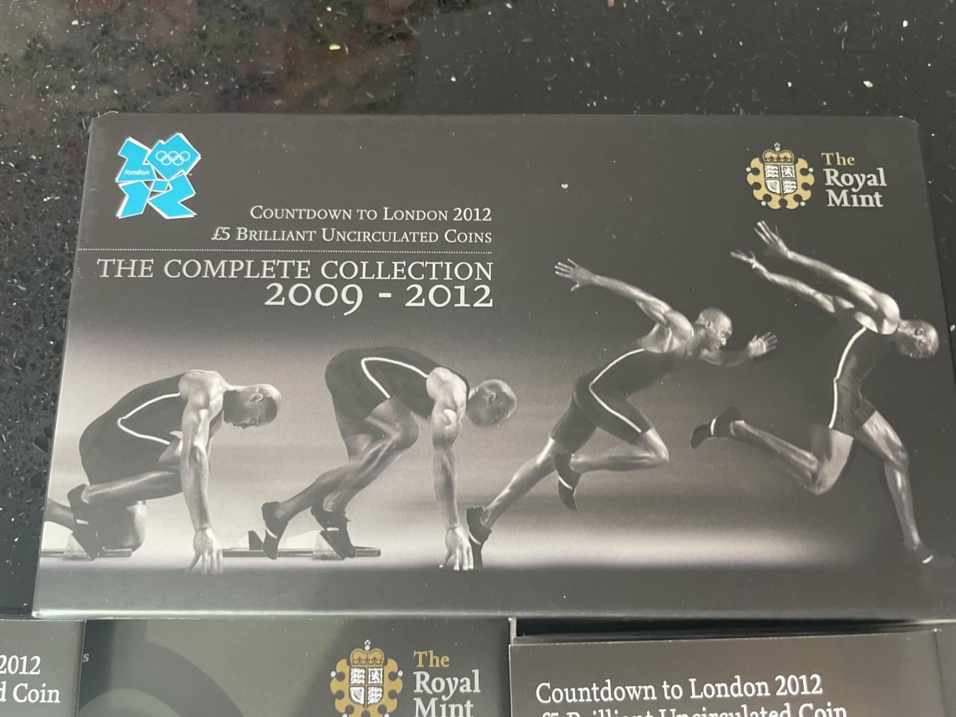 THE COMPLETE COLLECTION “COUNTDOWN LONDON 2012” 4 X £5 BRILLIANT, UNCIRCULATED COINS - Image 3 of 8