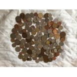 A COLLECTION OF MOSTLY FOREIGN COINS TO INCLUDE MALAYSIAN, HONG KONG, CUBA, REPUBLIC DE COLOMBIA