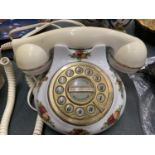 A ROYAL ALBERT 'OLD COUNTRY ROSES' TELEPHONE