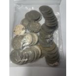 A LARGE QUANTITY OF SIXPENCE PIECES