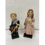 TWO ROYAL DOULTON DICKENS FIGURES LITTLE NELL AND TINY TIM