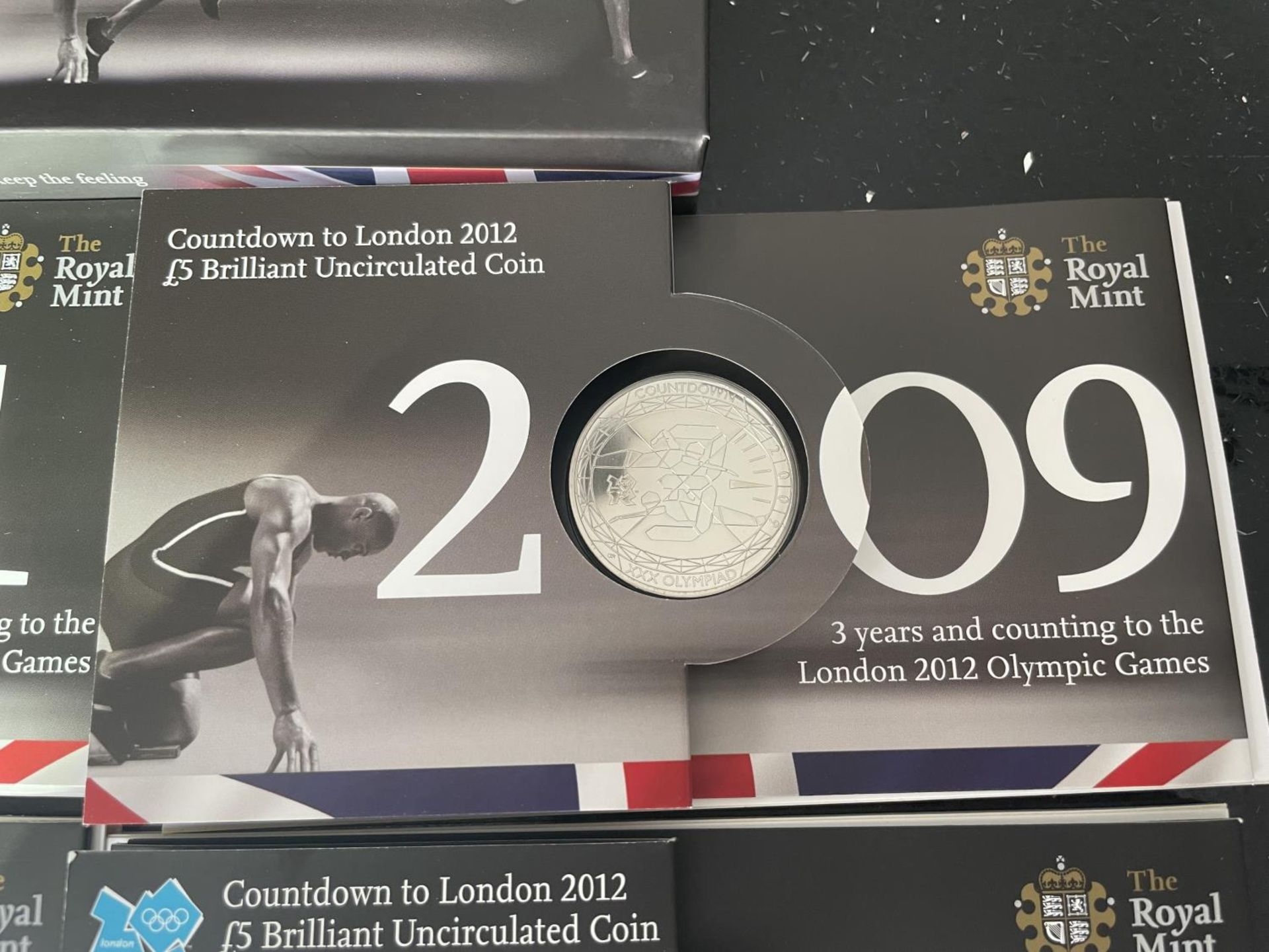 THE COMPLETE COLLECTION “COUNTDOWN LONDON 2012” 4 X £5 BRILLIANT, UNCIRCULATED COINS - Image 4 of 8