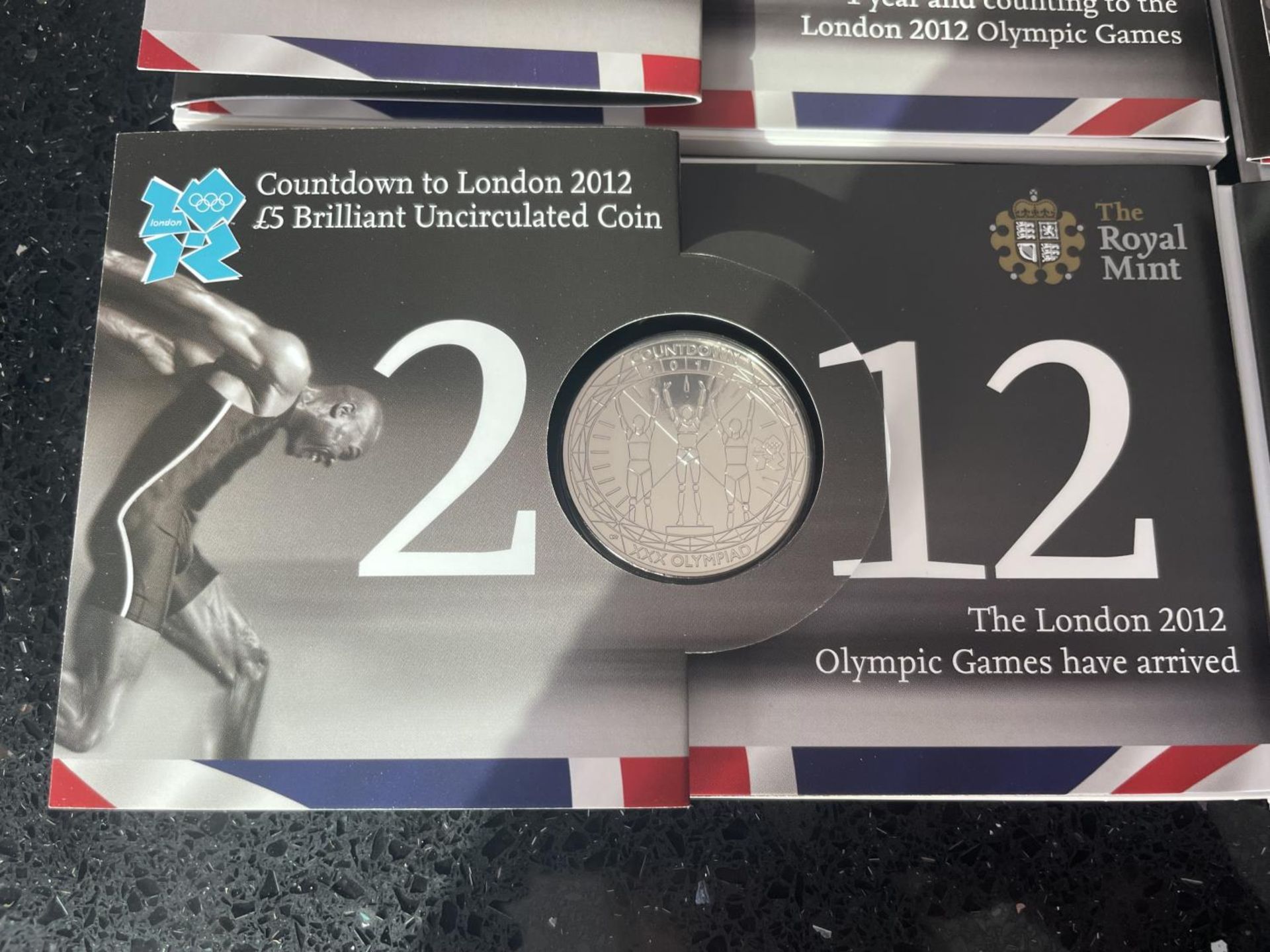THE COMPLETE COLLECTION “COUNTDOWN LONDON 2012” 4 X £5 BRILLIANT, UNCIRCULATED COINS - Image 7 of 8