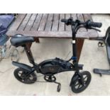 A KUGOO ELECTRIC BIKE WITH CHARGER BELIEVED IN WORKING ORDER BUT NO WARRANTY GIVEN