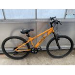 AN APOLLO PHAZE MOUNTAIN BIKE WITH FRONT SUSPENSION AND 18 SPEED SHIMANO GEAR SYSTEM
