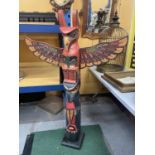 A TOTEM POLE HEIGHT 150CM