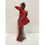 A ROYAL DOULTON FLAMBE FIGURE EASTERN GRACE HN 3683