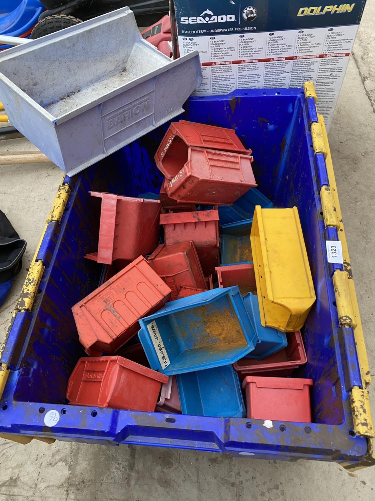 A COLLECTION OF PLASTIC LIN BINS - Image 2 of 2