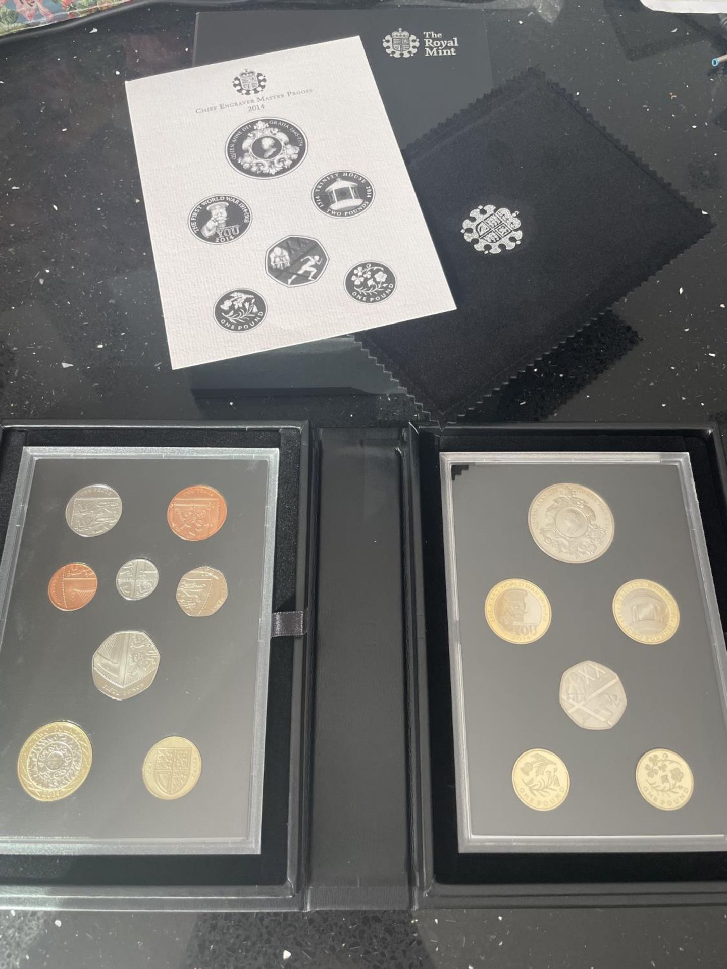 THE 2014 UK PROOF COIN SET, “COLLECTOR’S” EDITION