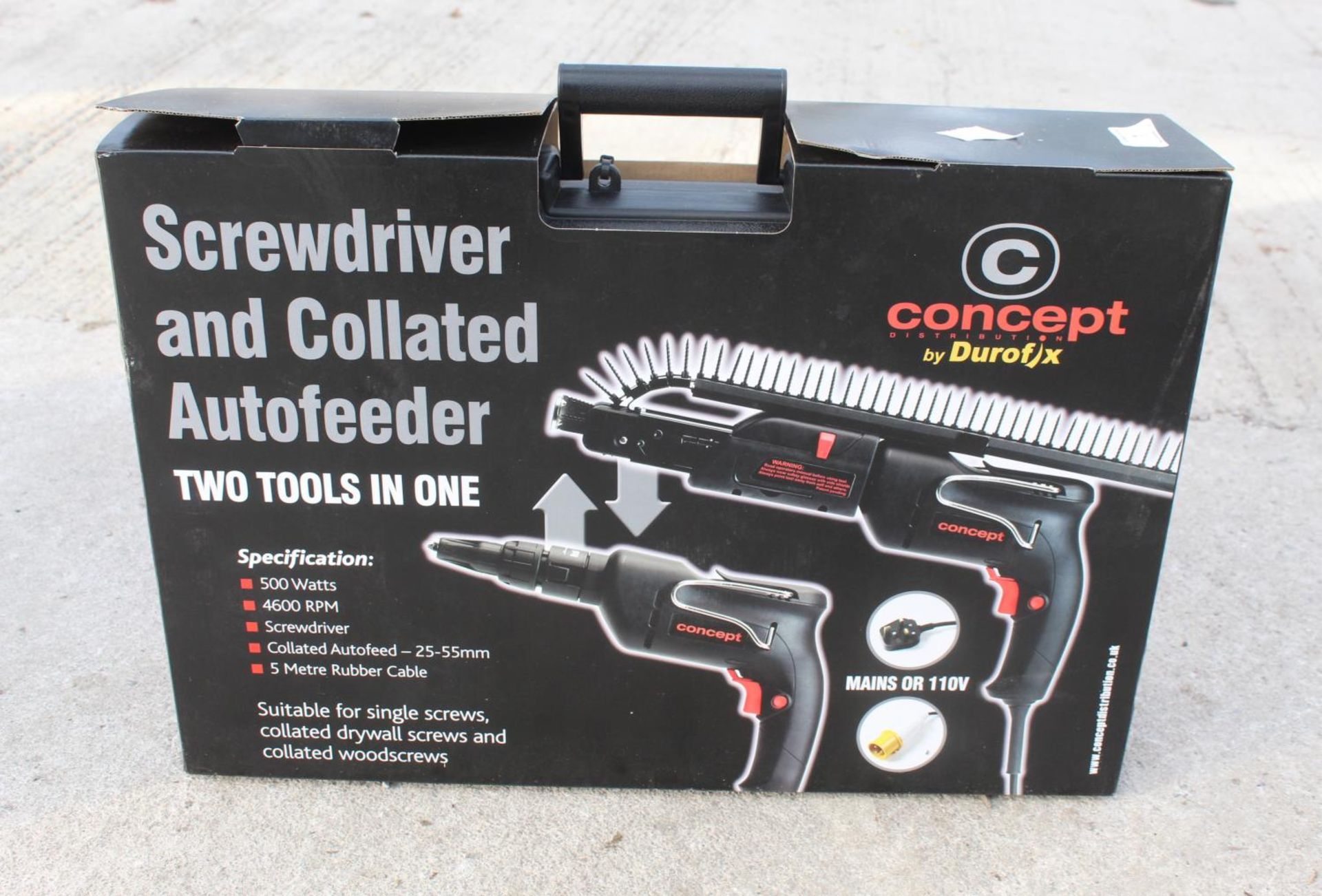 CONCEPT POWER SCREWDRIVERS NEW & BOXED NO VAT - Image 2 of 5