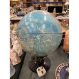 A LIGHT UP GLOBE HEIGHT APPROX 35CM