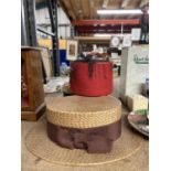A NEW AND LINGWOOD LTD, ETON, LONDON, CAMBRIDGE STRAW BOATER , THE YORK HAT BOATER AND A LOXE FEZ