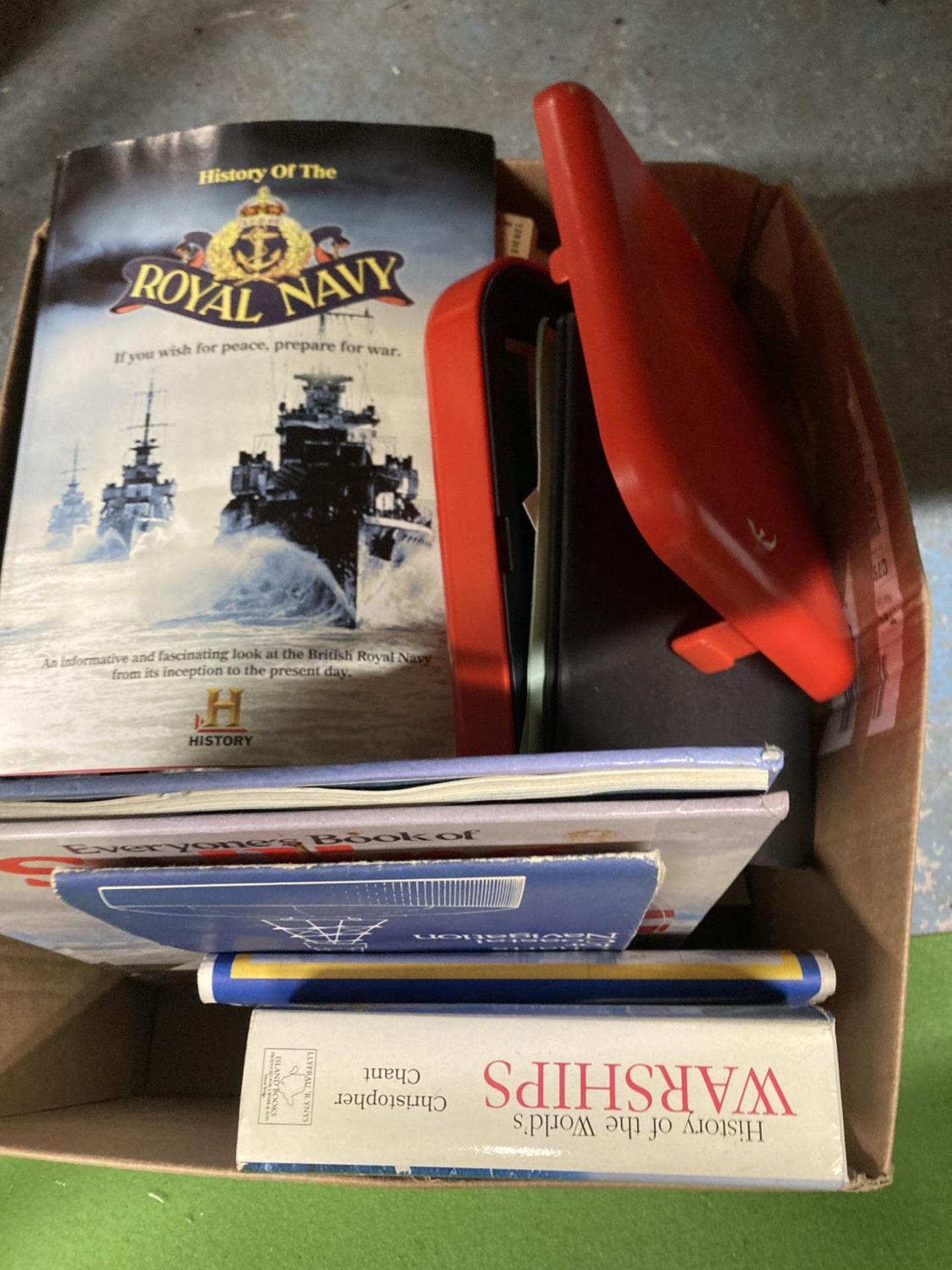 A QUANTITY OF BOOKS TO INCLUDE HISTORY OF THE WORLD'S WARSHIPS, 'INTO BATTLE', WINSTON CHURCHILL'S - Image 2 of 2