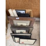 AN ASSORTMENT OF VARIOUS FRAMED PRINTS AND PICTURES