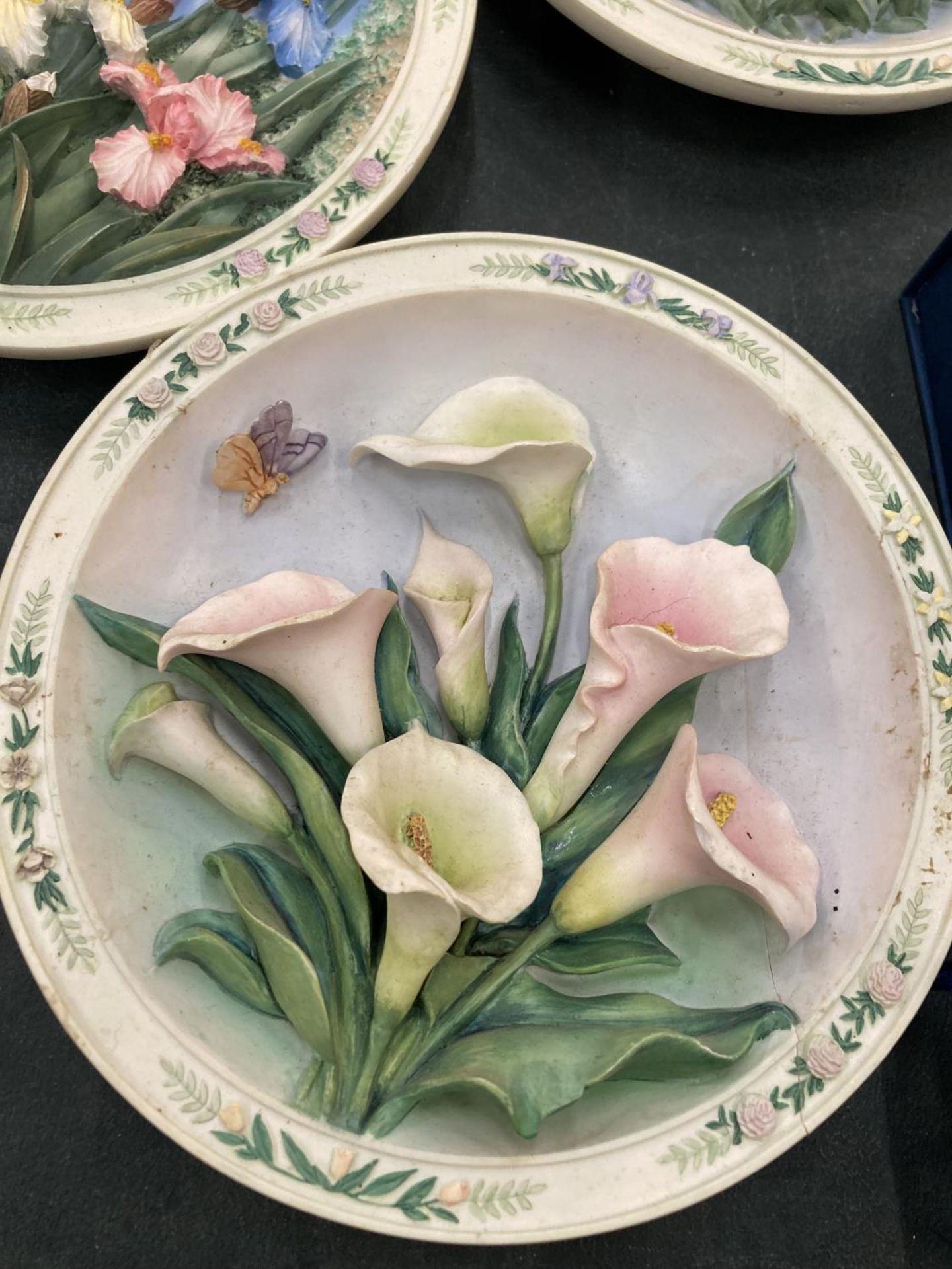 A COLLECTION OF LENA LIU 'BEAUTIFUL GARDENS' CABINET PLATES - 6 IN TOTAL, SOME A/F - Image 2 of 7