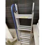 AN ALUMINIUM FOLDING LOFT LADDER