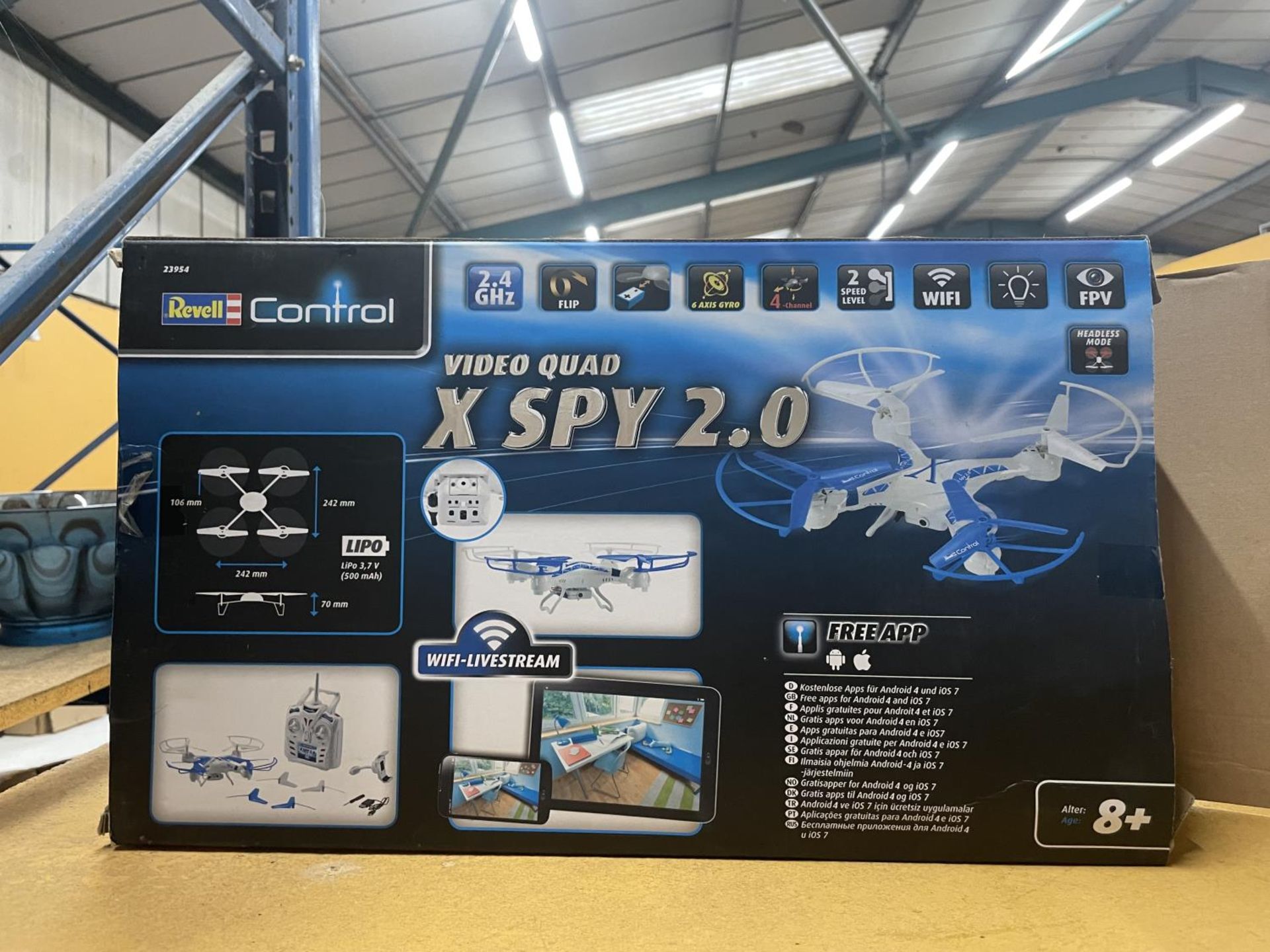 A REVELL CONTROL VIDEO QUAD X SPY 2.0 DRONE - BOXED - Image 3 of 3