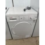 A WHITE BOSCH CLASSIXX 7 CONDENSOR DRYER