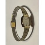 A BULOVA QUARTZ WRIST WATCH SEEN WORKING BUT NO WARRANTY