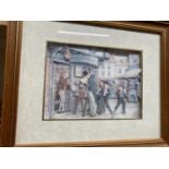 TWO 3-D PICTURES OF VICTORIAN STREET LIFE