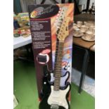 A 39 INCH FULL SIZE ELECTRIC GUITAR BY POWER PLAY