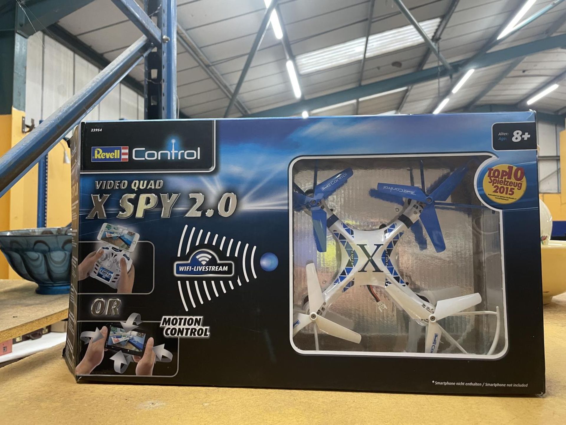 A REVELL CONTROL VIDEO QUAD X SPY 2.0 DRONE - BOXED