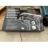 A NEW AND BOXED CONCEPT BY DUROFIX SCREWDRIVER AND COLLATED AUTOFEEDER