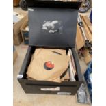 A LARGE ASSORTMENT OF VINTAGE LP RECORDS