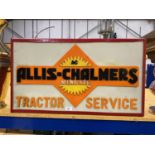 AN ALLIS CHALMERS TRACTOR SERVICE ILLUMINATED LIGHT BOX SIGN 73CM X 41CM X 10CM