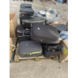 A LARGE QUANTITY OF SUITCASES AND TRAVEL BAGS ETC