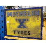 A MICHELIN 'X' TYRES ILLUMINATED BOX SIGN