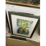 A LARGE ASSORTMENT OF FRAMED PRINTS AND PICTURES