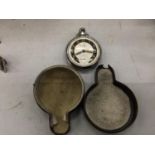 A VINTAGE INGERSOLL POCKET WATCH IN ORIGINAL BRASS CASE