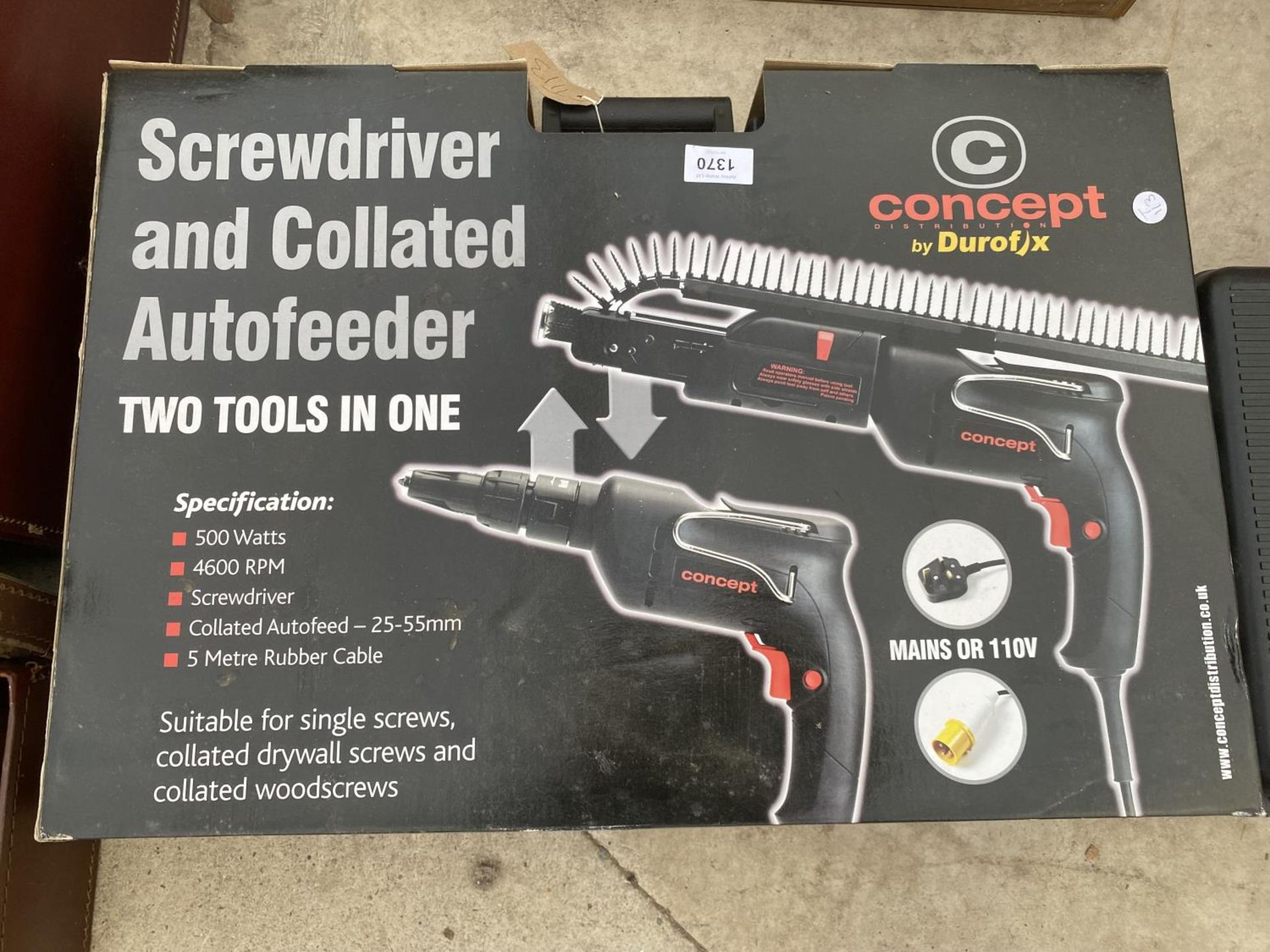 A CONCEPT BY DUROFIX SCREWDRIVER AND COLLATED AUTOFEEDER