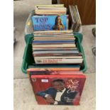 AN ASSORTMENT OF VINTAGE LP RECORDS