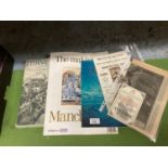 A TITANIC EXHIBITION BOOK AND EPHEMERA, A BOOK THE MAKING OF MANCHESTER AND A ETERNAL FRANCE A
