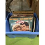 A COLLECTION OF LP'S TO INCLUDE GREASE, SATURDAY NIGHT FEVER, DRIFTERS, BUDDY HOLLY, LULU AND MANY