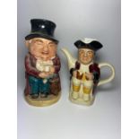 TWO TOBY JUGS TO INCLUDE A BURLINGTON AND TOBY WOOD