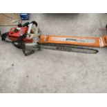 A STIHL O41AV PETROL CHAINSAW