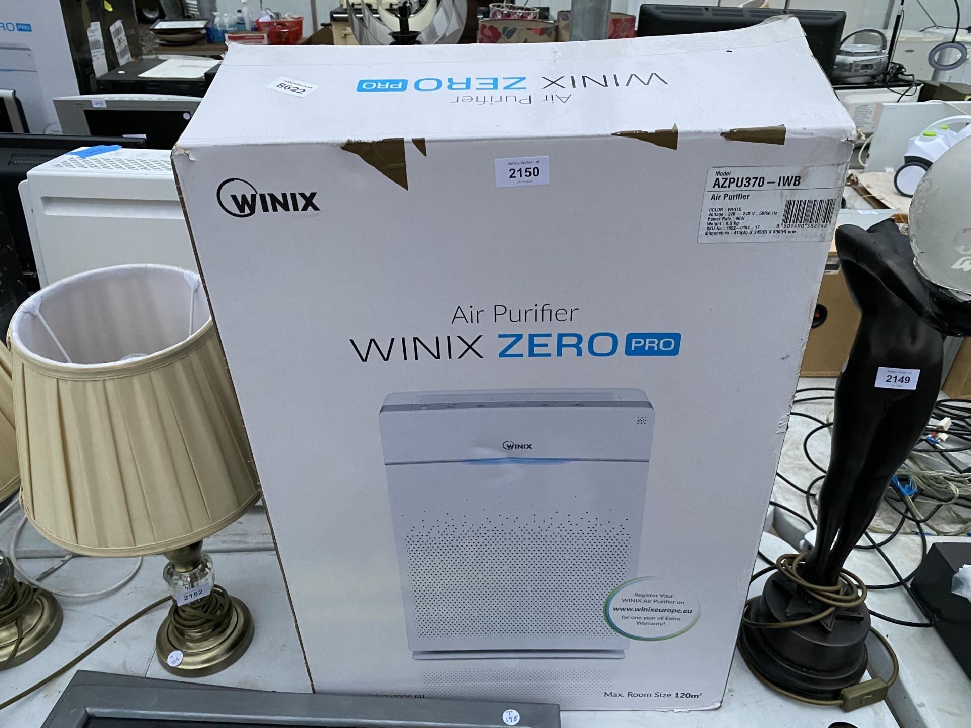 A BOXED WINIX ZERO PRO AIR PURIFIER